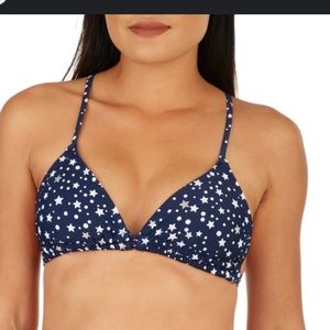 Juniors Stars Triangle Bikini Top